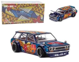 Kaido House x Mini GT 1:64 KAIDO 510 Wagon Koi Wagon V1 Car JDM Diecast Model Car Collection Limited Edition Alloy