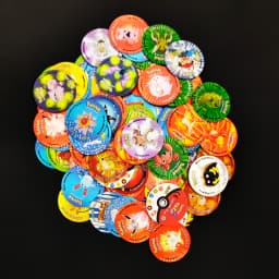 Lote De Tazos Pokemon Collection 92pcs Holograma 3d Tasos Collector Childhood Memory Rare Pikachu Milkcaps Round Chaps Pogs Card