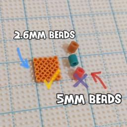 Yantjouet 2.6mm 221 Color Pre-Sorted Fuse Beads DIY Pixel Art Hama Beads Hand-Make Puzzle Game Iron Beads for Creative Toy