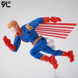9L3D American Comics Super Soldier Action FigureMultiāJoint Movable Tabletop Decoration Toys Tiant T13 Dummy13 Collectors Model