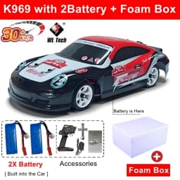 Oike Radio Remote Control Drift Racing WLtoys 284191 284019-A 1/28 RC Drifting Car 4WD 30KM/H High Speed Vehicle Model Mini Gift