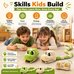 Magnetic Snake Game Remote Control Two Player Interactive Battle 3d Classic Growing Toy For Home Indoor Party Entertainment