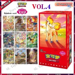 Hot Original Pokemon Cards Trading PTCG Simplified Chinese Zhu&Purple Gem Bag VOL.4 Booster Pack Original Box Child Gift