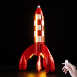 Kyglaring LED Light Kit Suitable for Lego 21367 Tintin® Moon Rocket Building Blocks Decorative Lamp Not Include Lego Building