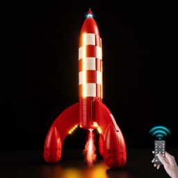 Kyglaring LED Light Kit Suitable for Lego 21367 Tintin® Moon Rocket Building Blocks Decorative Lamp Not Include Lego Building