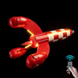 Kyglaring LED Light Kit Suitable for Lego 21367 Tintin® Moon Rocket Building Blocks Decorative Lamp Not Include Lego Building
