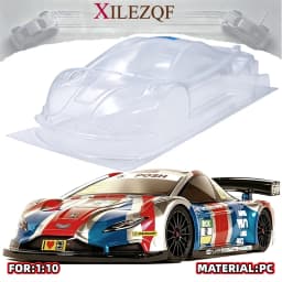 ZooRacing Wolverine ZR‑0011 1/10 Touring Car Body, 190mm Clear Polycarbonate Unpainted RC On‑Road Car Shell Replacement Parts