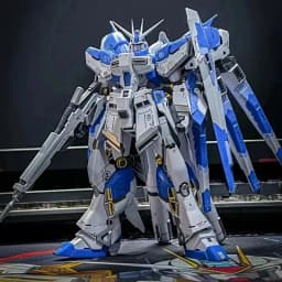 Rg Enlarged Hi Nu Hn 1/100 Plastic Assembly Mecha Model Kit Action Figure Collectible Toy Desktop Ornament Holiday Gifts For Fan