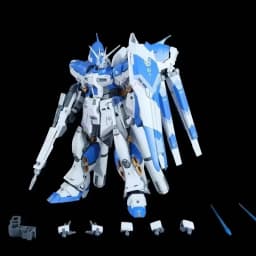 Rg Enlarged Hi Nu Hn 1/100 Plastic Assembly Mecha Model Kit Action Figure Collectible Toy Desktop Ornament Holiday Gifts For Fan