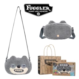 Fuggler Ugly Tooth Monster Fluffy Crossbody Bags Fuggs Plush Purse Shoulder Bags Backpack Wallet Handbag Messenger Bucket 22CM