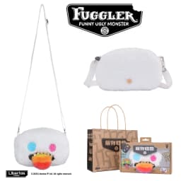 Fuggler Ugly Tooth Monster Fluffy Crossbody Bags Fuggs Plush Purse Shoulder Bags Backpack Wallet Handbag Messenger Bucket 22CM