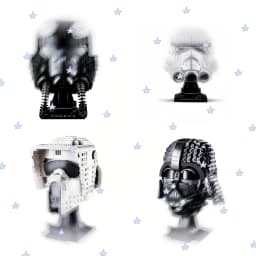 MOC Creative store 2026 NEW 3D The Mandalorian Darth Vader Luke Skywalker TIE Fighter Building Blocks Bricks Christmas Gifts