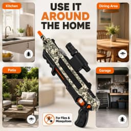 Salt Gun Upgraded Version Accurately Aims At Flies and Mosquitoes Simulation Toy New Shooting Game Plastic