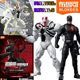 BLOKEES Deadpool  Wolverine X-Men Logan Winston Wilson Spiderman Venom Captain America Action Figures Joint Mobility Toys Gifts