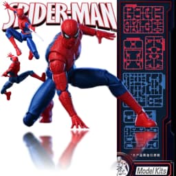 BLOKEES Deadpool  Wolverine X-Men Logan Winston Wilson Spiderman Venom Captain America Action Figures Joint Mobility Toys Gifts