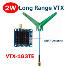Video Transmitter VTX-1G3TE 1.2GHz 1.3GHz 2000mW 2W 9CH with Tramp VTX Control For 7Inch 8Inch FPV RC Long Range Drone Mateksys
