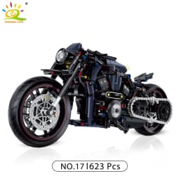 HUIQIBAO High-tech Classic Motorbike Building Model Blocks Moto City Racer Bricks Toy for Kids Boy Children Adult MOC Car Set