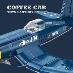 Military Fighter Jets MOC Bricks Model Creative Arms Warplane Building Blocks Plane Children Toys Adult Birthday Gift Home Decor