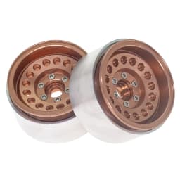4pcs 1.9 Inch Beadlock RC Wheel Rim Set Wheel Hub for 1:10 RC Crawler Axial SCX10 II 90046 SCX10 III AXI03007 TRX4 D90
