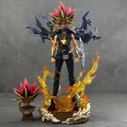 28cm Dual Heads Youth Game Character Figurine PVC Collectible Toy Home Display Decor Gift For Adult Hobby Lovers