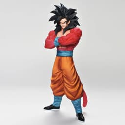 29cm/11.4in Anime Dragon Ball Z Figure Goku Action Figure Goku Super Saiyan 4 Figure Collectible Model Statue Toy Gift