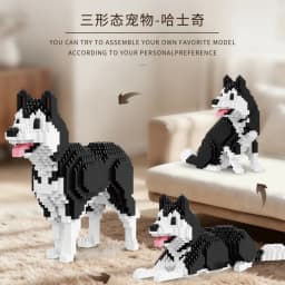 Dog Cat Micro Building Blocks Balody Animal Pets Beagle Ragdoll Tabby Cat Model Assembly Puzzle Mini Brick Figure Toy for Gift