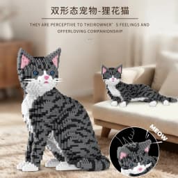 Dog Cat Micro Building Blocks Balody Animal Pets Beagle Ragdoll Tabby Cat Model Assembly Puzzle Mini Brick Figure Toy for Gift