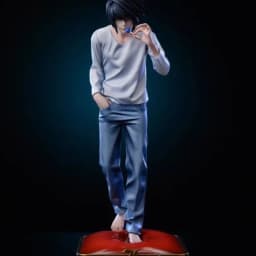 Anime Figure Death Note L Lawliet Gk Statue Interchangeable Arms Standing Collectible Desktop Ornament Gift For Adult Anime Fans