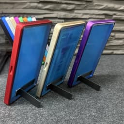 Aluminum Alloy Multicolor Trading Card Protect Case with Stand, For PSA BGS Graded Card, Support Horizontal and Vertical