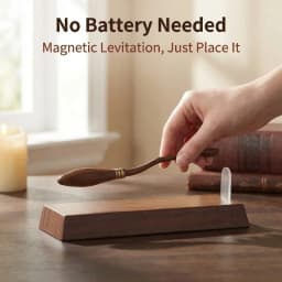 Magnetic Levitating Nimbus 2000 Broom Pen, Floating Ballpoint Pen Desk Decor Toy Gift for Wizard Fans Adults Teens
