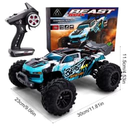 ZNLYRION SG116MAX PRO 4WD RC Car 1:16 Brushless 80KM/H High Speed Off-Road Monster Truck 2.4GHz Remote Control Car with LED Light for Kids Adults
