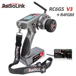 Radiolink RC6GS V3 2.4G 7 Channel Radio Transmitter R7FG Receiver Gyro Telemetry Included Remote Controller for RC Car Boat
