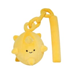 Kawaii Flail Mace Plush Toy Cartoon Cute Meteor Hammer Stuffed Doll Medieval Flail Plush Prop Morning Star Mace Creative Gifts