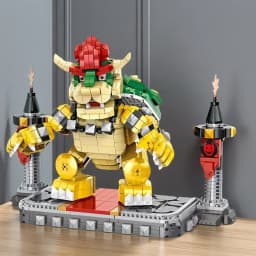 1000+/PCS Monster King building block set, Fire-breathing dinosaur model, boy puzzle toys, desktop ornaments, birthday gifts