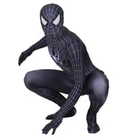 Halloween Role‑Play Bodysuit Hero Inspired Full Jumpsuit Stretchy Cosplay Outfit For Party Performance