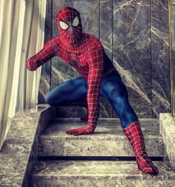 Halloween Role‑Play Bodysuit Hero Inspired Full Jumpsuit Stretchy Cosplay Outfit For Party Performance