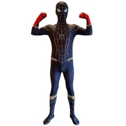 Halloween Role‑Play Bodysuit Hero Inspired Full Jumpsuit Stretchy Cosplay Outfit For Party Performance