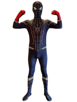 Halloween Role‑Play Bodysuit Hero Inspired Full Jumpsuit Stretchy Cosplay Outfit For Party Performance