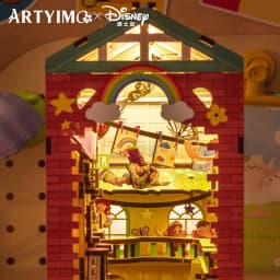 MU Toy Story Bookend 3D Metal Puzzle DIY Assembly Kit, Brain Teaser, Office Decor, Birthday Christmas Halloween Gift,