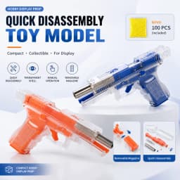 Quick Disassembly Airsoft Display Model Manual Operation Detachable Magazine Hanging Prop Toy