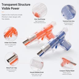 Quick Disassembly Airsoft Display Model Manual Operation Detachable Magazine Hanging Prop Toy