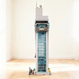 Hot Sale Blue Tower 5201pcs Building Blocks with 31figures Assembly Model Bricks Toys for Adult