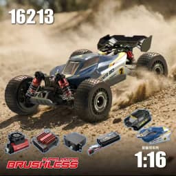 NEW MJX HYPER GO 16212 16213 16218 1/16 RC Car 45A 45KM/H Brushless High Speed Off Road Buggy 2.4G Remote Control Truck RC Racing Vehicle Toy Gift for Adults Boys