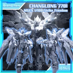 CHANGLONG 7701 MGEX 1/100 Zgmf-X20a Strike Freedom TWILIGHT COATING Assembly Model Kit Action Figure Robot Plastic Model Toy