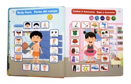 Montessori Spanish English Language Learning Machine Electronic Reading Books Toddler Baby Educational Toys Multifunction Ebook
