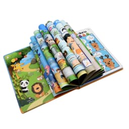 Montessori Spanish English Language Learning Machine Electronic Reading Books Toddler Baby Educational Toys Multifunction Ebook