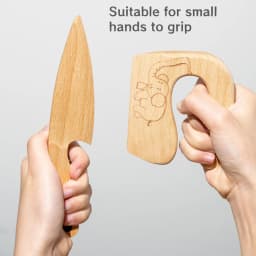 Wooden Kids Safe Knife and Kids Baking Set for Real Cooking,Kids Kitchen Toy Montessori Education Tools Gifts For Boys Girls