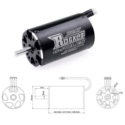 Rocket RC 3660 3670 3680 3250KV 2600KV 880KV 1100KV 4300KV Brushless Motor for M41 Catamaran Spartan 800mm-1000mm RC Boat
