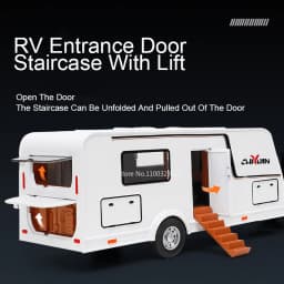 1/32 Rolls Royce Cullinan RV Car Model Alloy Diecast Off-road Vehicle Toy With Sound and Light Camping Car Model For Boys Gifts