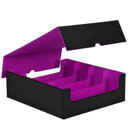 Trading Card Storage Box, Holds 2400+ Deck Box with Removable Cover; PU Leather Card Box Fits TCG PTCG Sports Cards